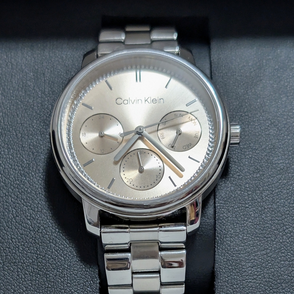 Calvin Klein Crystal Dial Multifunction Watch